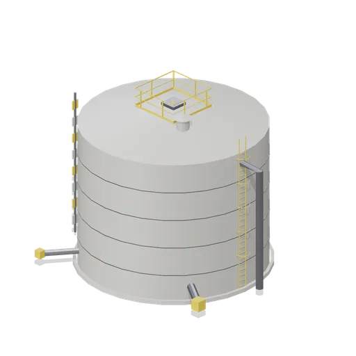 Process water tank (Ore Processing and Haulage Plant)