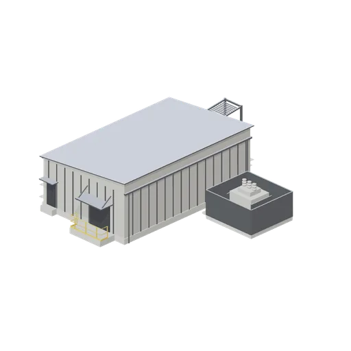 Electrical MCC building (Ore Processing and Haulage Plant)