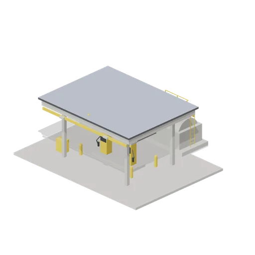 Fuel island (Ore Processing and Haulage Plant)
