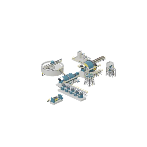 Milling and separation area (Ore Processing and Haulage Plant)