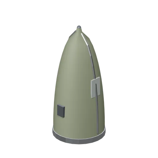Re-entry vehicle shroud (Cold War Missile Silo and Command Bunker)