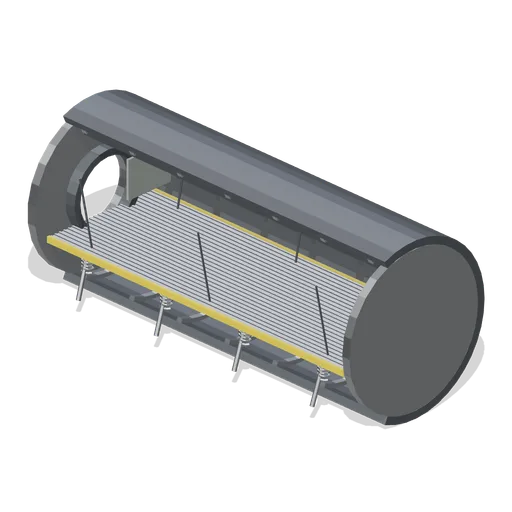 Launch control capsule cutaway (Cold War Missile Silo and Command Bunker)