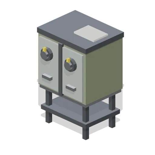 Two-lock authenticator safe (Cold War Missile Silo and Command Bunker)