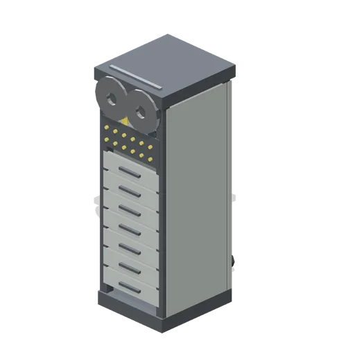 Communications equipment rack (Cold War Missile Silo and Command Bunker)