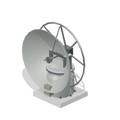 Parabolic tracking dish (Cold War Missile Silo and Command Bunker)