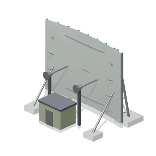 Tropospheric scatter billboard antenna (Cold War Missile Silo and Command Bunker)