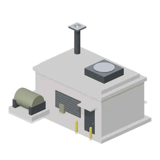 Site generator house (Cold War Missile Silo and Command Bunker)