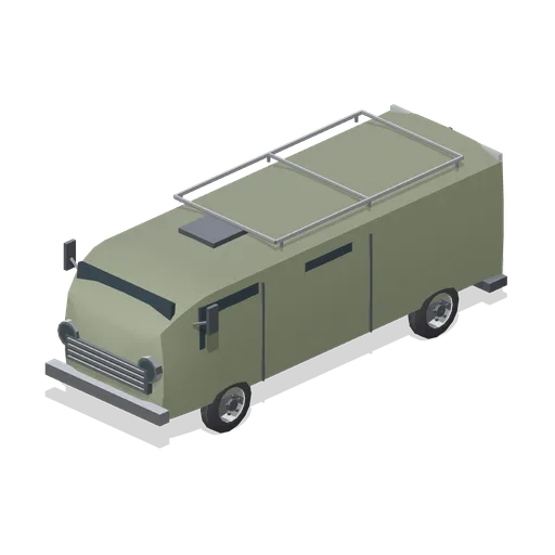 Crew van (Cold War Missile Silo and Command Bunker)