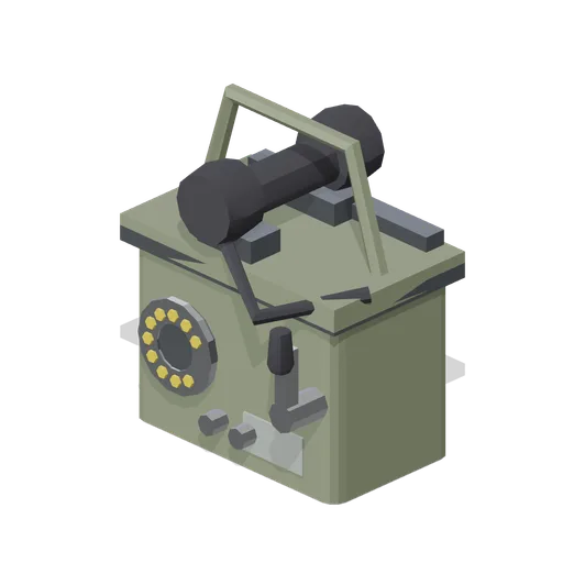 Rotary field telephone (Cold War Missile Silo and Command Bunker)