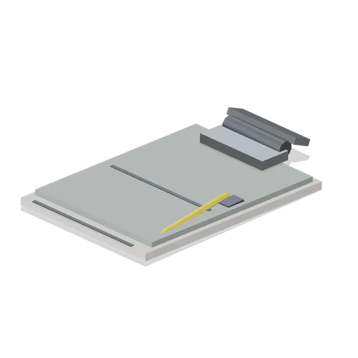 Clipboard with log sheets (Cold War Missile Silo and Command Bunker)
