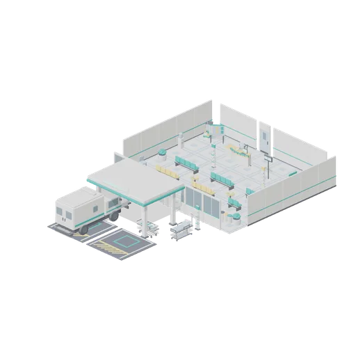 Reception And Waiting Hall (Hospital Wards and Clinic Operations)
