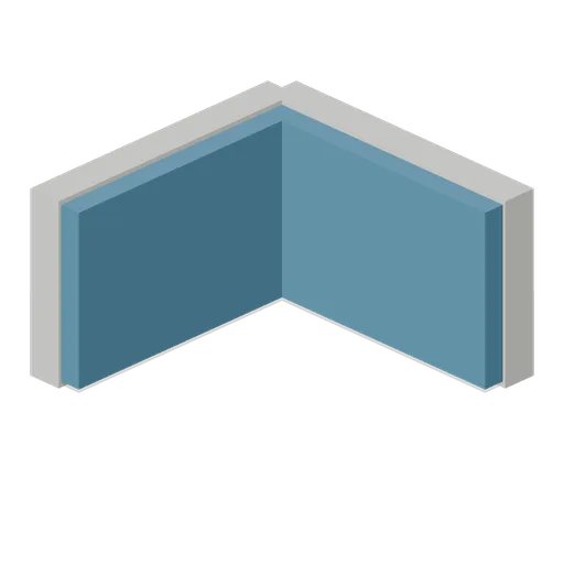 Padded perimeter corner (American Football Stadium Kit)