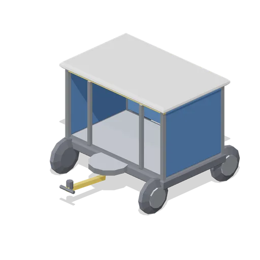 Baggage Cart (Airport Terminal and Ground Operations)