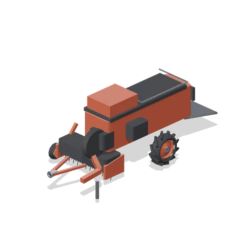 Conventional square baler (Arable Fields and Farm Machinery)