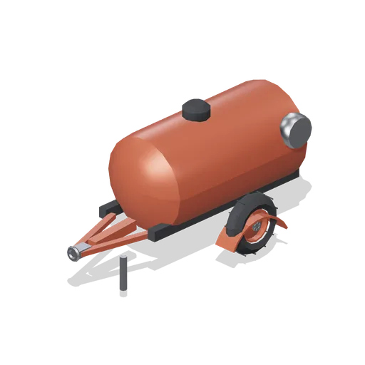 Towed water bowser (Arable Fields and Farm Machinery)