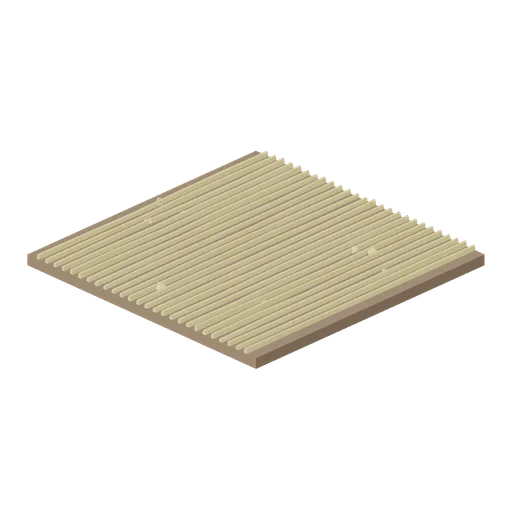 Field tile, cereal stubble (Arable Fields and Farm Machinery)