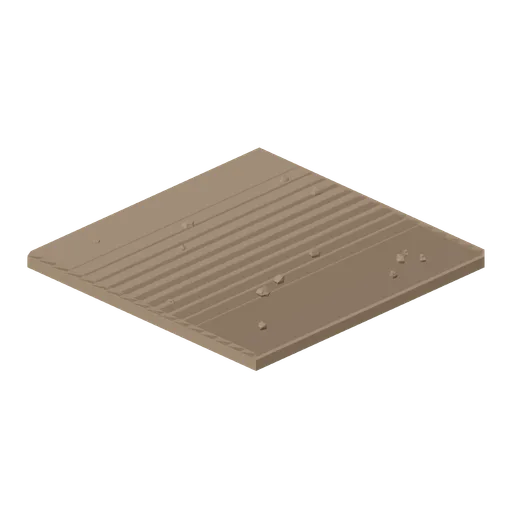 Field tile, ploughed (Arable Fields and Farm Machinery)