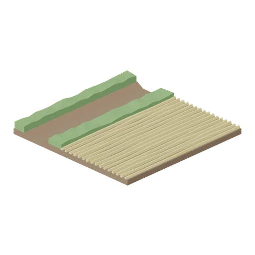 Field tile, ditch edge (Arable Fields and Farm Machinery)