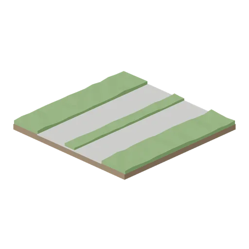 Farm track module, straight (Arable Fields and Farm Machinery)