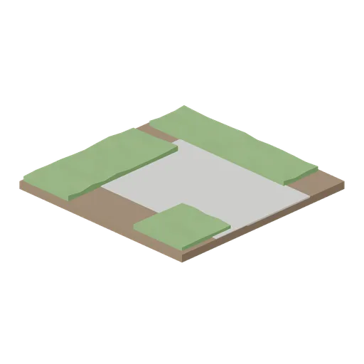 Farm track module, corner (Arable Fields and Farm Machinery)