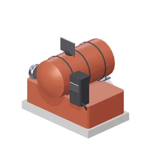 Bunded farm fuel tank (Arable Fields and Farm Machinery)
