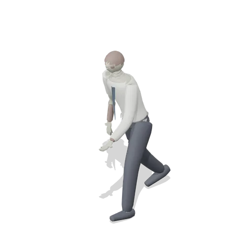 Infected office clerk, lurching (Undead Horde and Infected Variants)