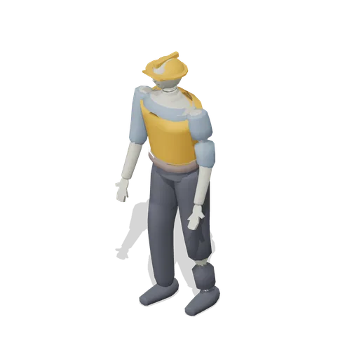 Infected site worker, standing (Undead Horde and Infected Variants)