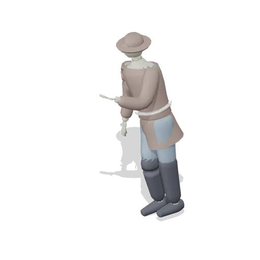 Infected farm worker, leaning (Undead Horde and Infected Variants)