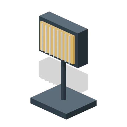 Radiant sideline heater (American Football Stadium Kit)