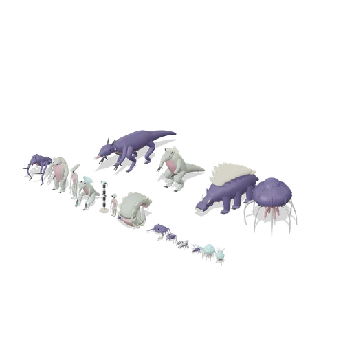 Xeno Menagerie Lineup (Xeno Species and Alien Creatures)