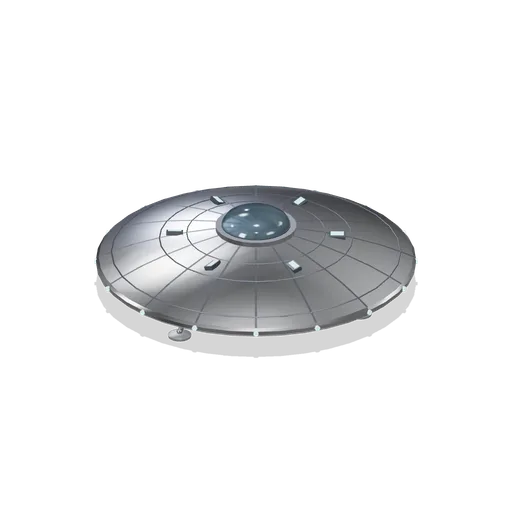 Classic saucer craft, landed (UFO Crash Site and Recovery Facility)