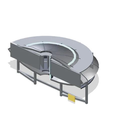 Cutaway hull section (UFO Crash Site and Recovery Facility)