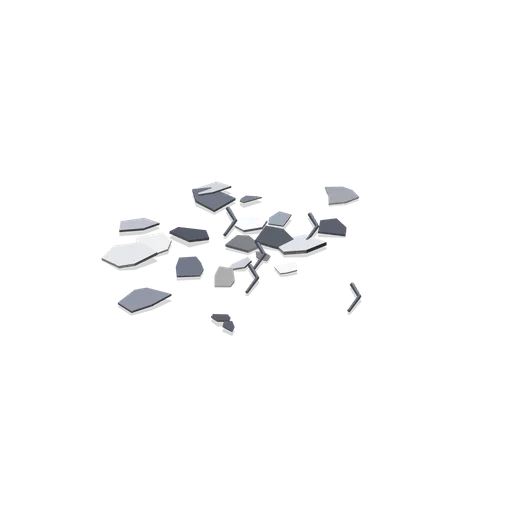 Debris scatter cluster (UFO Crash Site and Recovery Facility)