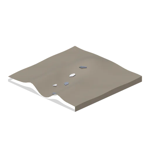 Crash furrow end tile (UFO Crash Site and Recovery Facility)