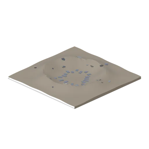 Impact crater (UFO Crash Site and Recovery Facility)
