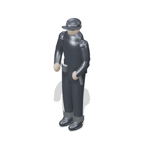 Uniformed guard (UFO Crash Site and Recovery Facility)