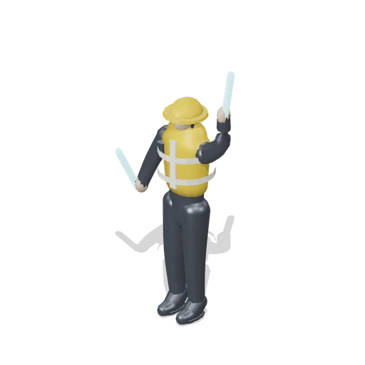 Crane banksman (UFO Crash Site and Recovery Facility)