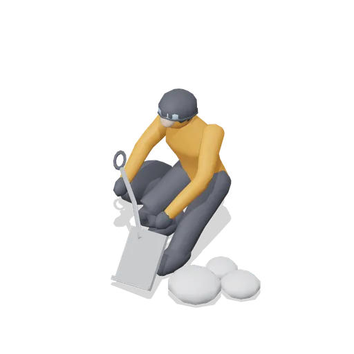 Rider digging a snow pit (Backcountry Snowboarding and Avalanche Safety)