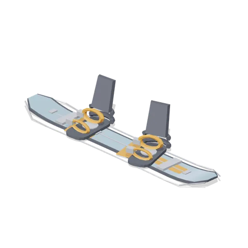 Splitboard in ride mode (Backcountry Snowboarding and Avalanche Safety)