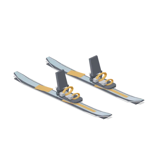 Splitboard separated in skins mode (Backcountry Snowboarding and Avalanche Safety)