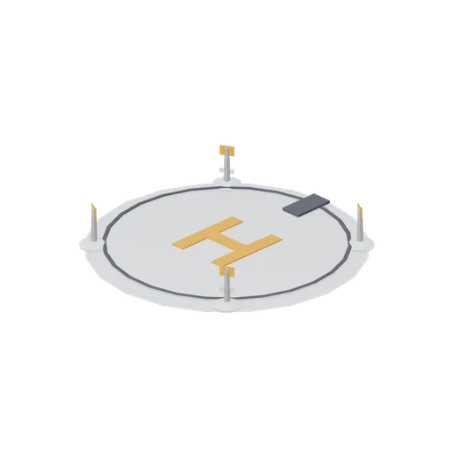Helicopter pad marker (Backcountry Snowboarding and Avalanche Safety)