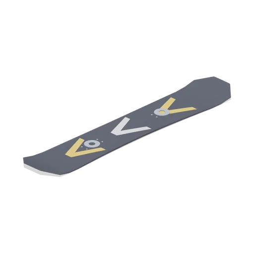 True twin freestyle snowboard, chevron colourway (Snowboard Gear and Freestyle Riders)