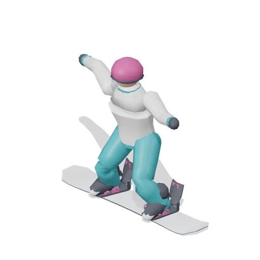 Rider in a boardslide pose (Snowboard Gear and Freestyle Riders)
