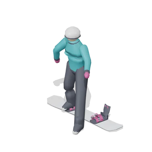 Rider skating with one foot out (Snowboard Gear and Freestyle Riders)