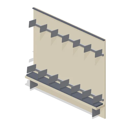 Wall board rack (Snowboard Gear and Freestyle Riders)