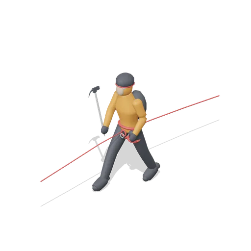 Roped glacier team member (Mountaineering and Summit Expedition)
