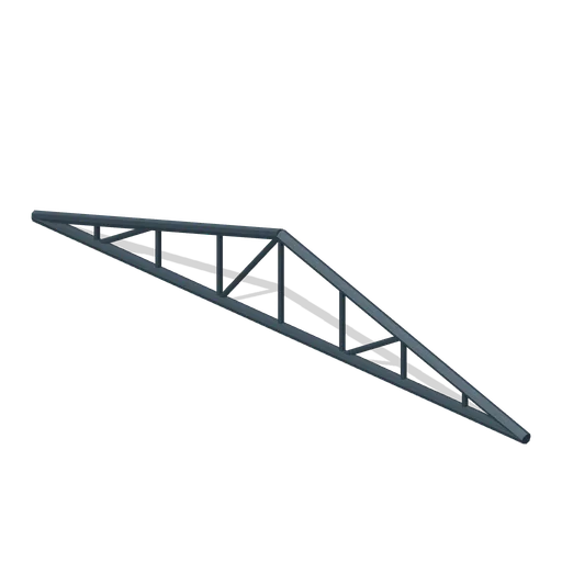 Triangular stadium roof truss (American Football Stadium Kit)