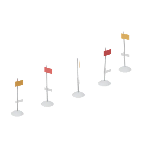 Route marker wand line (Mountaineering and Summit Expedition)