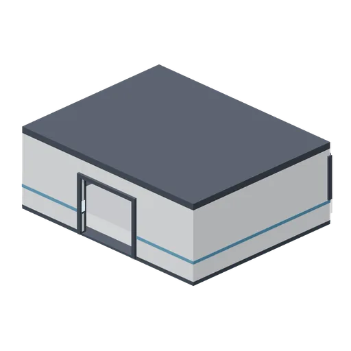 Bridge shell with panoramic viewport (Spaceship Interior Deck Kit)