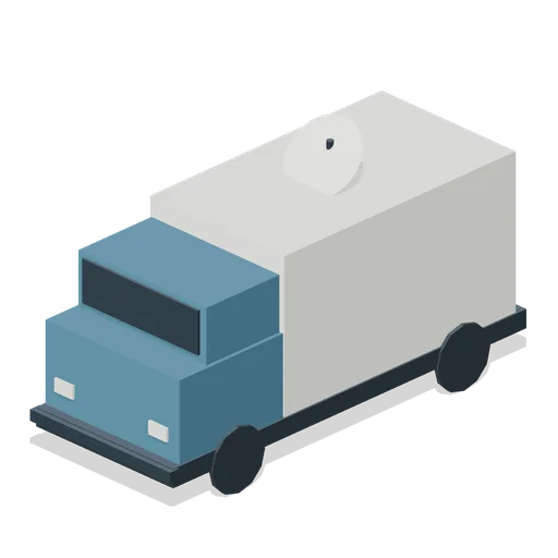 Stadium broadcast truck (American Football Stadium Kit)
